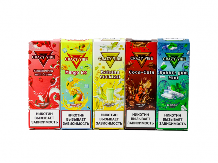 Жидкость Crazy Vibe Salt - Пина Колада 30 мл (20 мг)