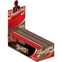 Бумага для самокруток Smoking King Size Brown + Filter Tips 33*24