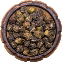 Чай зеленый с жасмином - "Хуа Лун Чжу" Жемчужина дракона, 50 гр