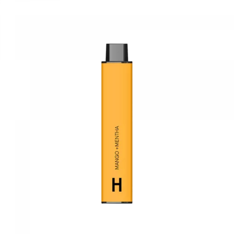 Одноразовая электронная безникотиновая сигарета Hyla 4500 – 10% Guarana MANGO + MENTHA